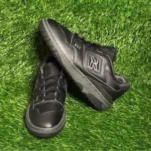 Size 6 - Kids New Balance 550 Triple Black Sneakers - GSB550BB