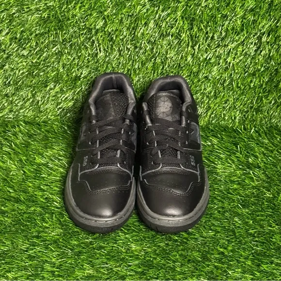 Size 6 - Kids New Balance 550 Triple Black Sneakers - GSB550BB