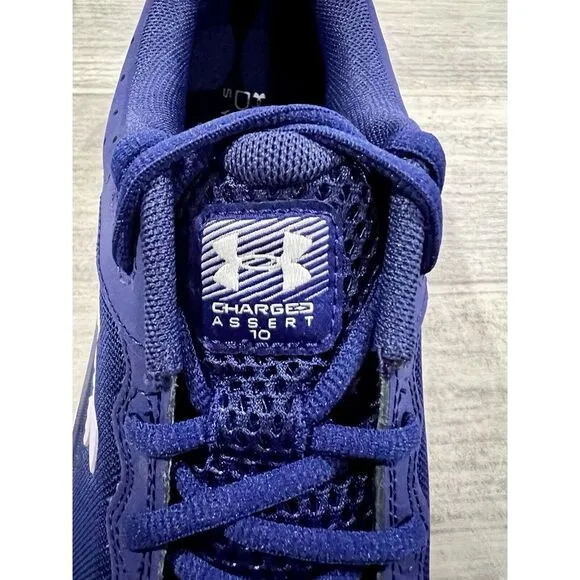 Size 8 Woman Under Armour W Charged‎ Assert 10 Running Shoes BLU 3026179-501