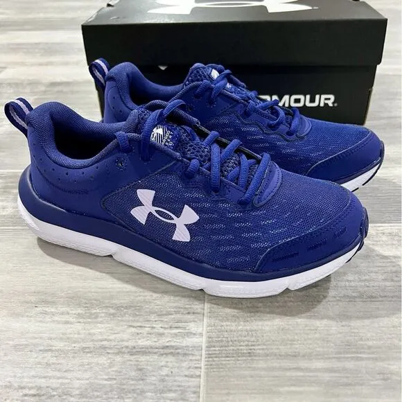 Size 8 Woman Under Armour W Charged‎ Assert 10 Running Shoes BLU 3026179-501