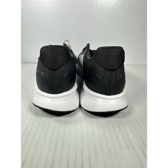 Size 9.5 Men’s Adidas RUNFALCON 5 CLOUDFOAM Running Sneakers Shoes Black White