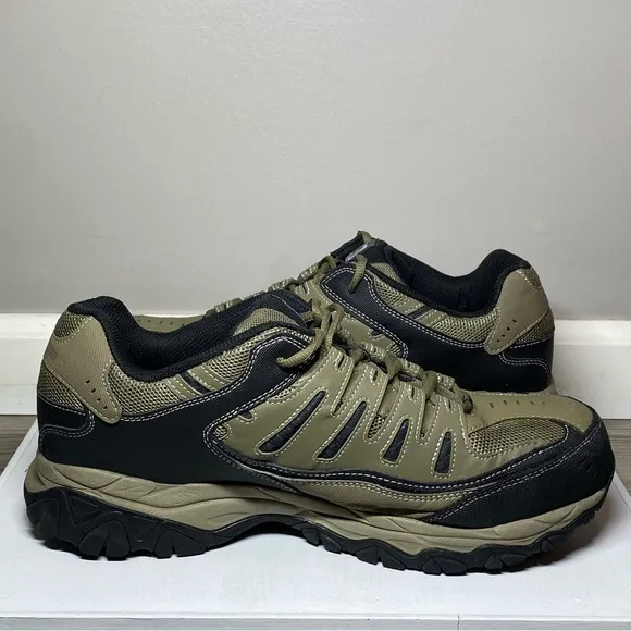 Skechers Cankton Steel Toe Sneakers Men’s Size 13 W - WIDE Leather Safety Shoes