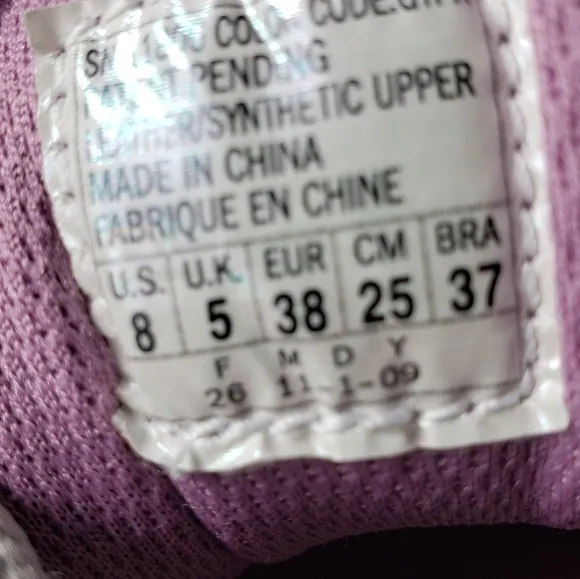 Skechers Gray Pink Metallic Action Packed Shape Ups Women's Size 8 Walking Shoes