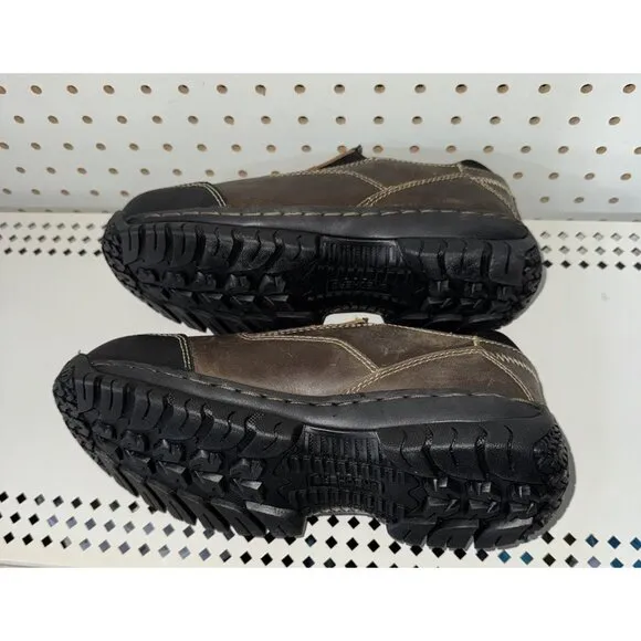 Skechers Hartan Mens Steel Toe Slip Resistant Work Shoes Loafers Size 8 WIDE
