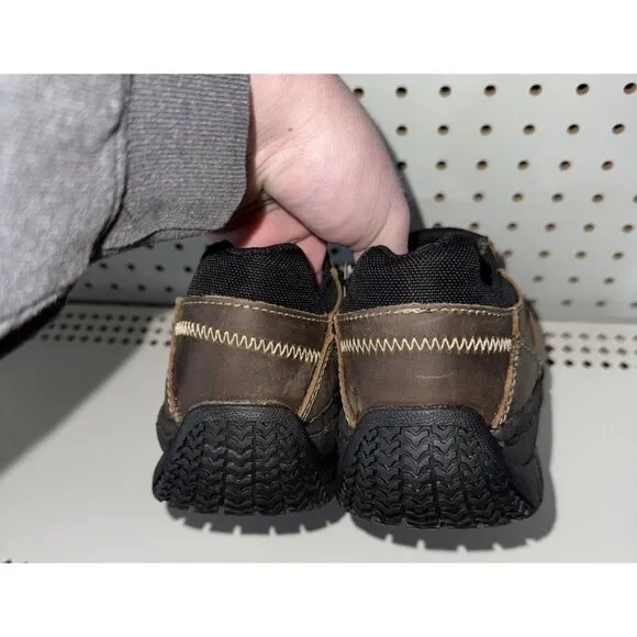 Skechers Hartan Mens Steel Toe Slip Resistant Work Shoes Loafers Size 8 WIDE