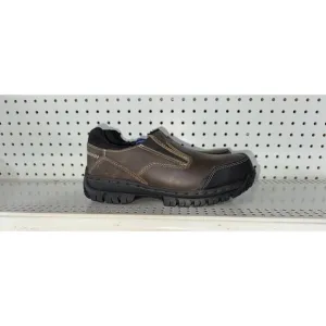 Skechers Hartan Mens Steel Toe Slip Resistant Work Shoes Loafers Size 8 WIDE
