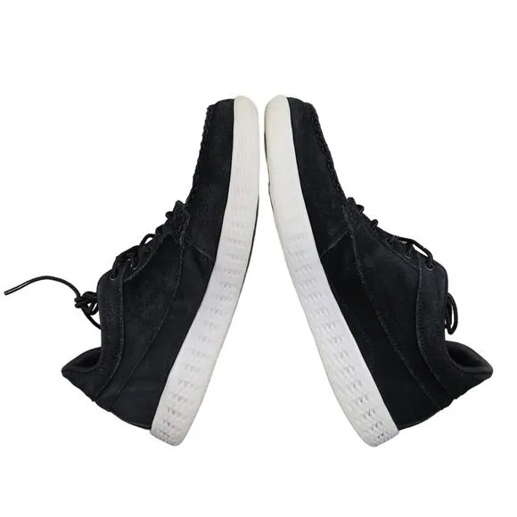 Skechers Shoes Womens 9 Casual Sneaker Leather Comfort Moc Black Goga Max Walk