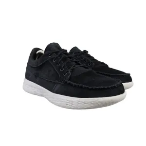 Skechers Shoes Womens 9 Casual Sneaker Leather Comfort Moc Black Goga Max Walk