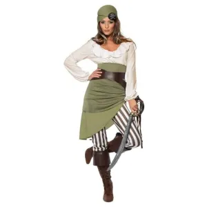 Smiffys Womens/Ladies Shipmate Sweetie Costume Set / Green/White