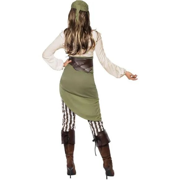 Smiffys Womens/Ladies Shipmate Sweetie Costume Set / Green/White