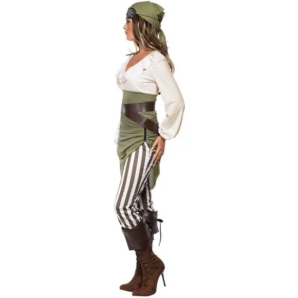 Smiffys Womens/Ladies Shipmate Sweetie Costume Set / Green/White