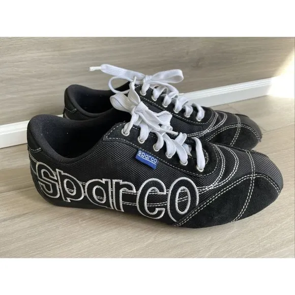 SPARCO MENS RACING DRIVING SHOES BLACK‎ SIZE EURO 39 USA 6.5