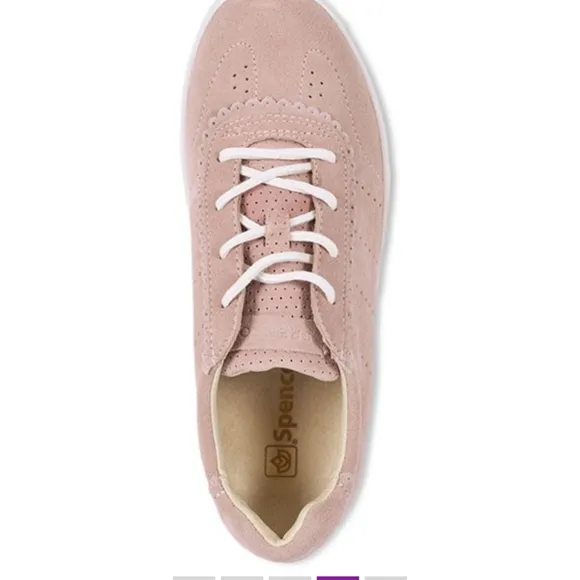 SPENCO 👣Blush Camden Suede Sneakers Orthopedic footwear