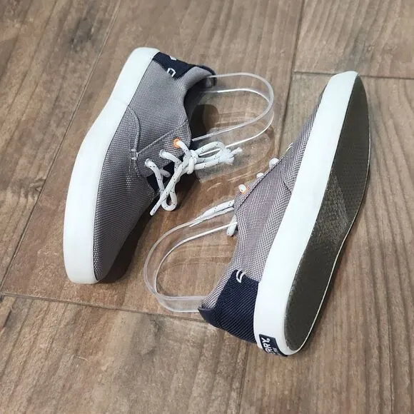 Sperry Shoes Youth 3 M Boys Bodie Washable Low Sneakers SCK263443 Gray