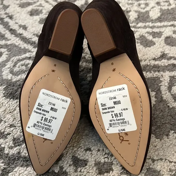 Splendid Cheryl Split Shaft booties, brown, size 8 NWT!