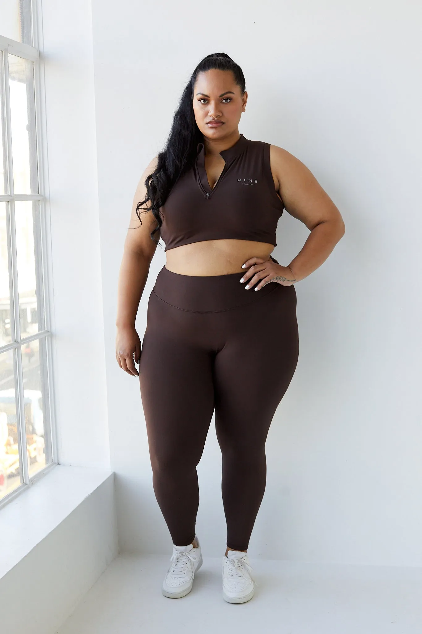 STAPLE FULL LENGTH LEGGINGS ESPRESSO
