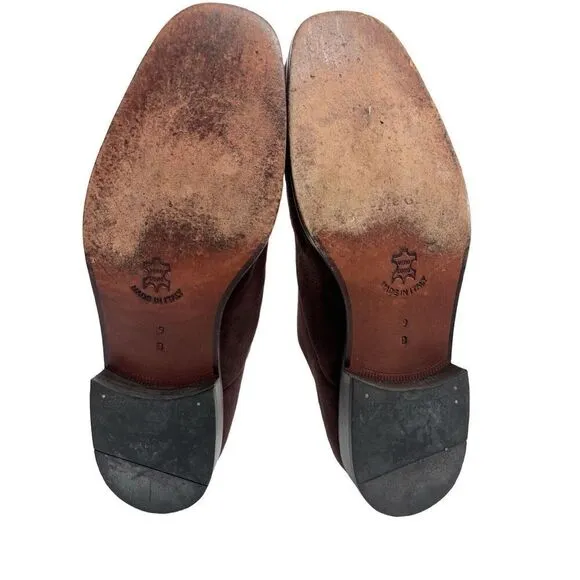 Steeple Gate suede shoes made in Italy size 9D