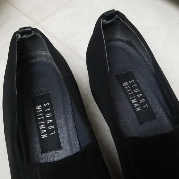 STUART WEITZMAN comfy walking shoes square toes