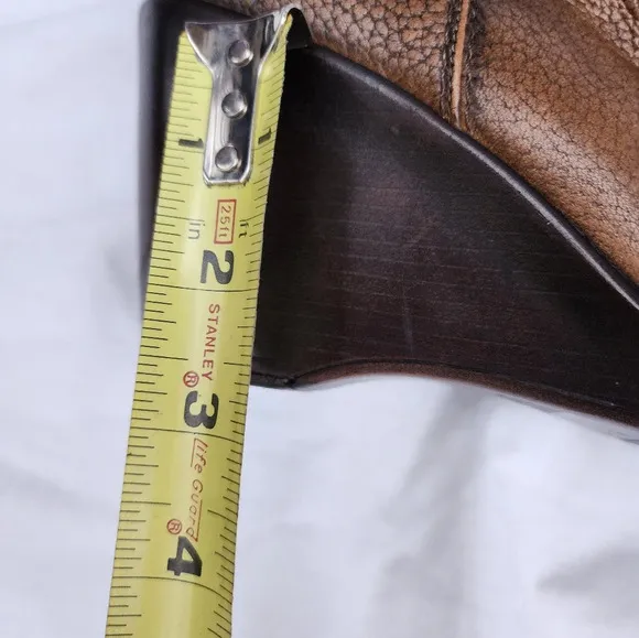 Stuart‎ Weitzman leather Sculpted heel leather boots 8.5