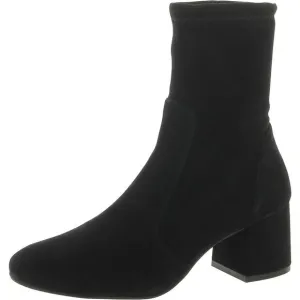Stuart Weitzman Womens Sleek 60 Black Square Toe Ankle Booties Shoes New