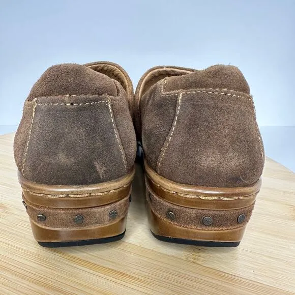Sundance Catalog Born Bailie Clog Shoes Southwestern Cowichan Blanket Motif