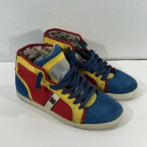 Super Rare DC Xander LFTX Mens Multicolor Skateboarding Shoes Sneakers Size 9.5
