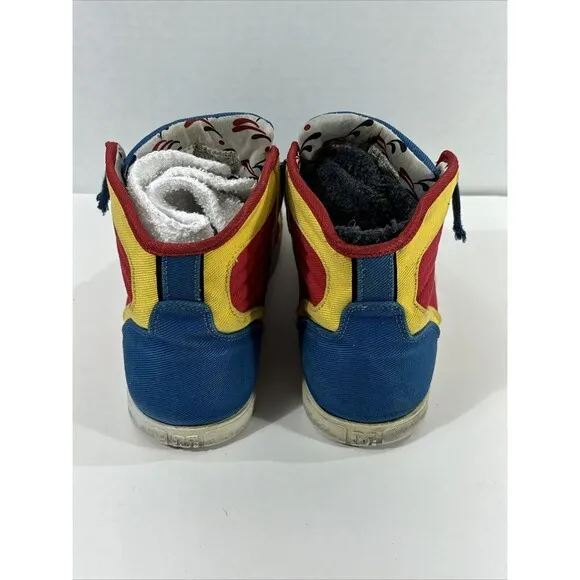Super Rare DC Xander LFTX Mens Multicolor Skateboarding Shoes Sneakers Size 9.5