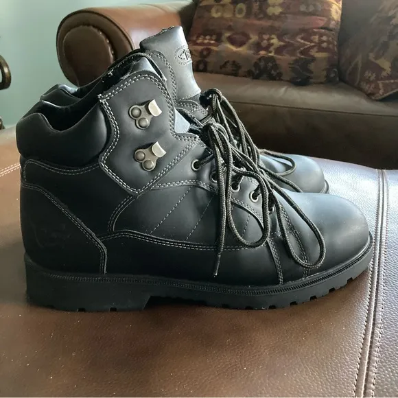 Texas Steer Work Boots Men's Soft Toe Shoes Slip Resistant
