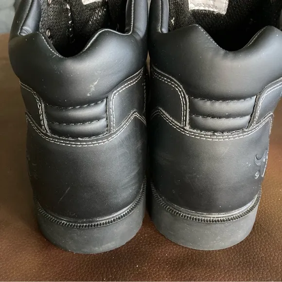 Texas Steer Work Boots Men's Soft Toe Shoes Slip Resistant