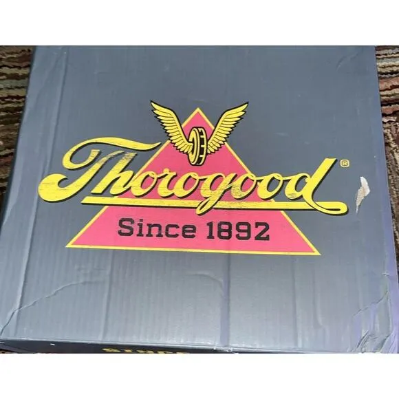 THOROGOOD 804-6191 Men’s‎ DEUCE 8&quot; WATERPROOF SIDE ZIP SAFETY TOE BOOTS 12M NIB