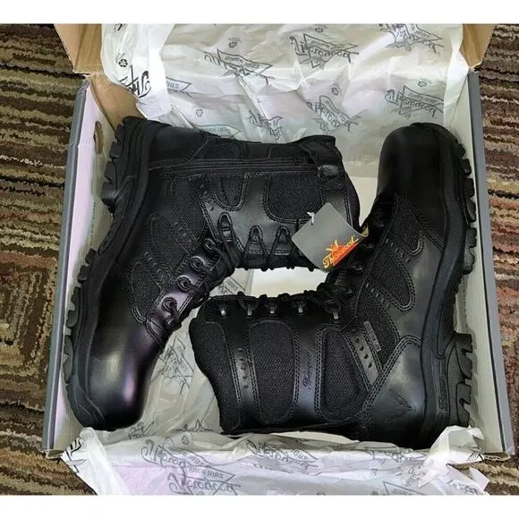 THOROGOOD 804-6191 Men’s‎ DEUCE 8&quot; WATERPROOF SIDE ZIP SAFETY TOE BOOTS 12M NIB