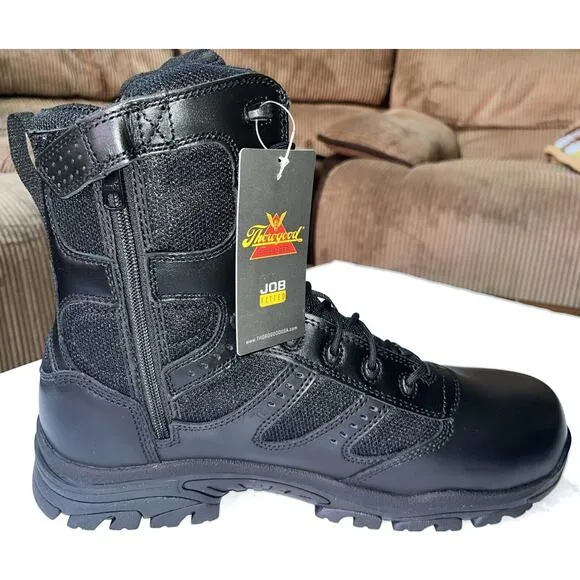 THOROGOOD 804-6191 Men’s‎ DEUCE 8&quot; WATERPROOF SIDE ZIP SAFETY TOE BOOTS 12M NIB