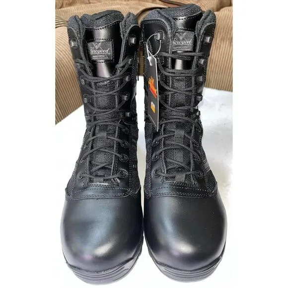 THOROGOOD 804-6191 Men’s‎ DEUCE 8&quot; WATERPROOF SIDE ZIP SAFETY TOE BOOTS 12M NIB
