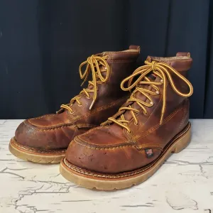 Thorogood American Heritage Lace-Up 6&quot; Safety Toe Work Boots - Men's size 9.5 EE