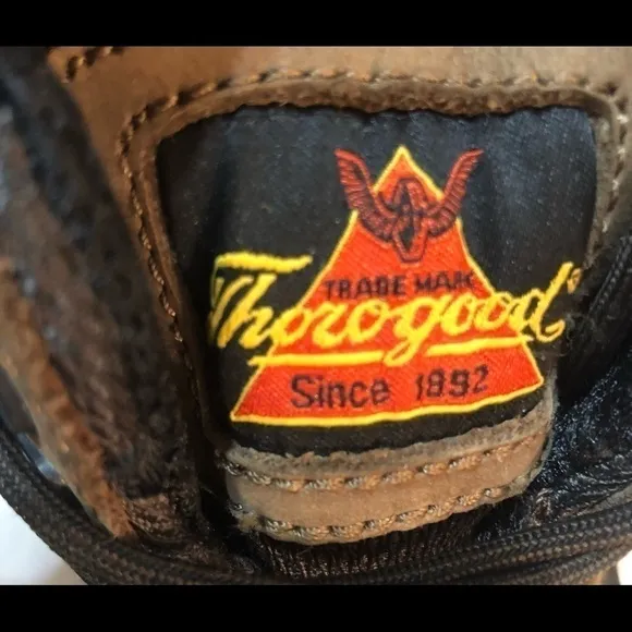THOROGOOD Safety Toe Oil Resistant Work Boots 804-4466 size 12 Wide Made in USA