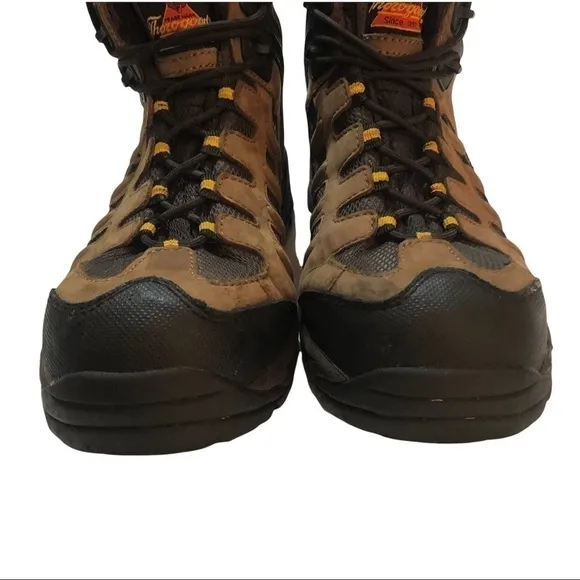 THOROGOOD Safety Toe Oil Resistant Work Boots 804-4466 size 12 Wide Made in USA