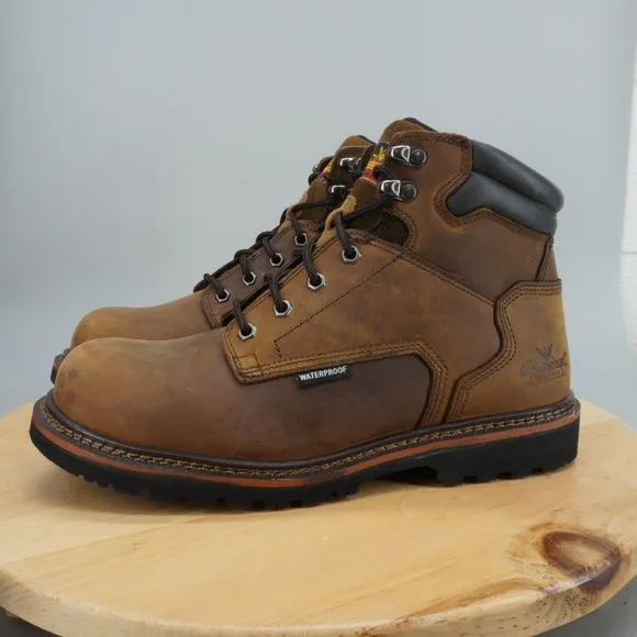 Thorogood V-Series Mens 11 Boots Waterproof 6” Crazy Horse Safety Composite Toe