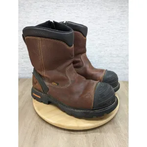 Thorogood Wellington Moc Toe Safety Work Boots Composite Waterproof Brown 11M
