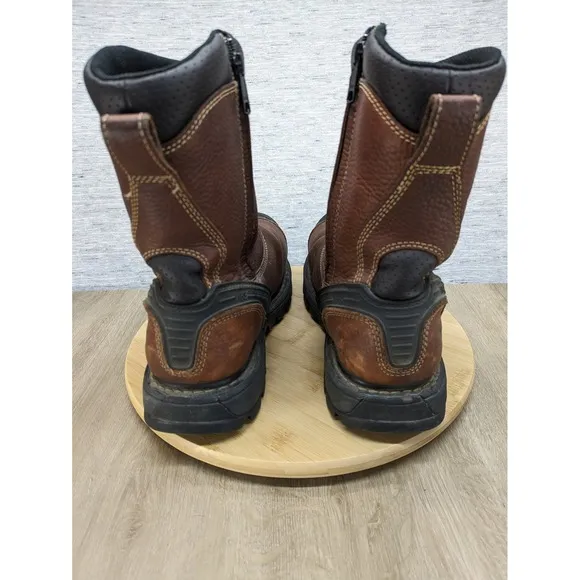 Thorogood Wellington Moc Toe Safety Work Boots Composite Waterproof Brown 11M