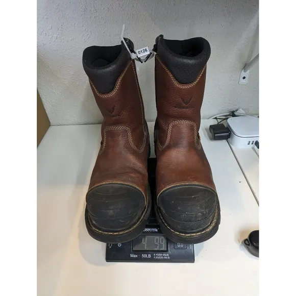 Thorogood Wellington Moc Toe Safety Work Boots Composite Waterproof Brown 11M