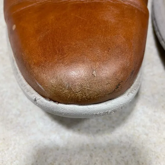 Timberland Men's Bradstreet Ultra Oxford Brown Tan Leather Shoes Sz 13 Comfort