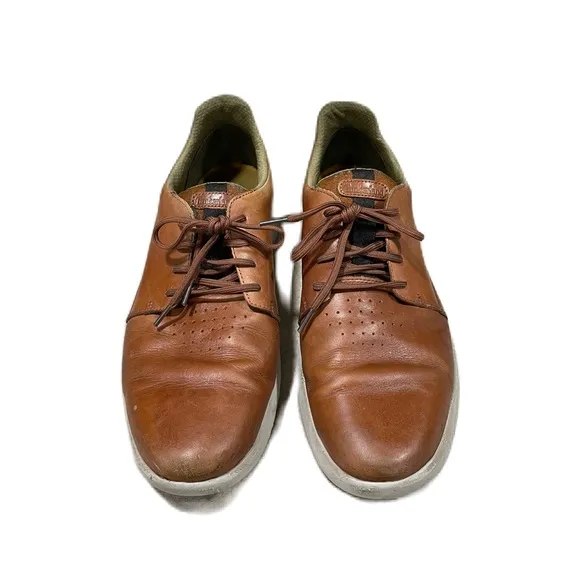 Timberland Men's Bradstreet Ultra Oxford Brown Tan Leather Shoes Sz 13 Comfort