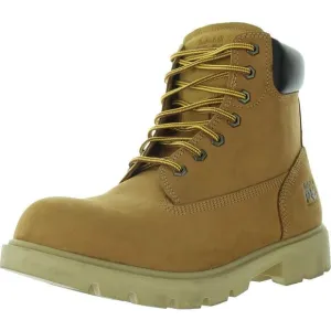 Timberland Mens Tan Composite Toe Leather Work &amp; Safety Boots NWOB