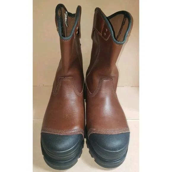 Timberland Pro 1152A Caprock Pull On Alloy Toe Puncture Boots Men's Sz 10W NWOB