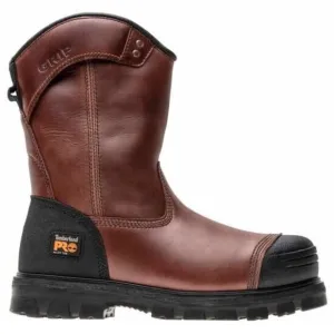 Timberland Pro 1152A Caprock Pull On Alloy Toe Puncture Boots Men's Sz 10W NWOB