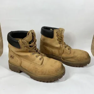 Timberland Pro 24/7 Steel Safety Toe Boots Size 11 W Wheat