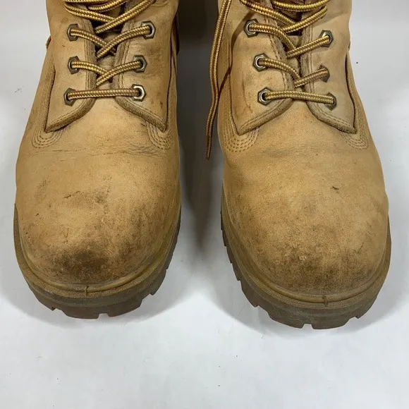 Timberland Pro 24/7 Steel Safety Toe Boots Size 11 W Wheat
