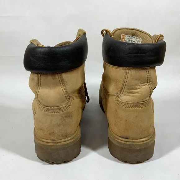 Timberland Pro 24/7 Steel Safety Toe Boots Size 11 W Wheat