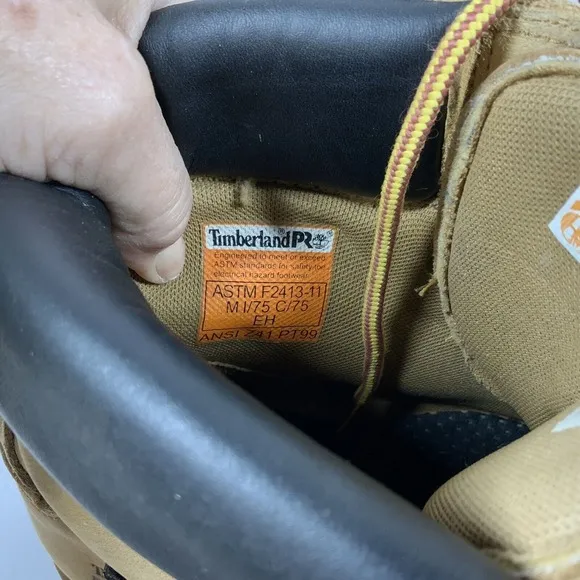 Timberland Pro 24/7 Steel Safety Toe Boots Size 11 W Wheat