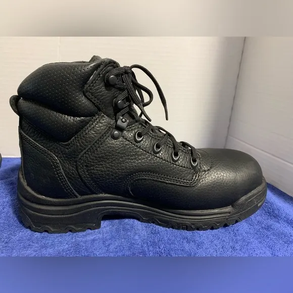 Timberland PRO 26064 TITAN Alloy Safety Toe Work Boots - Black - Size 7.5 M Mens